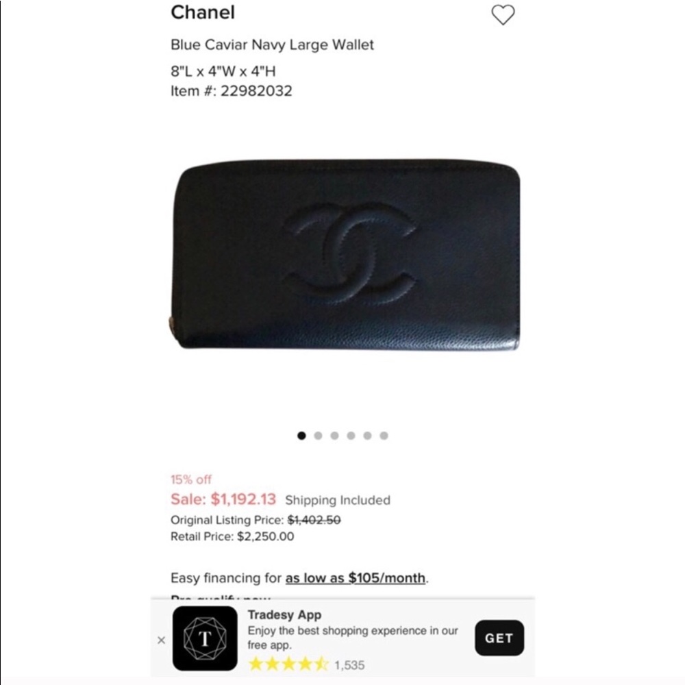 100% CHANEL WALLET